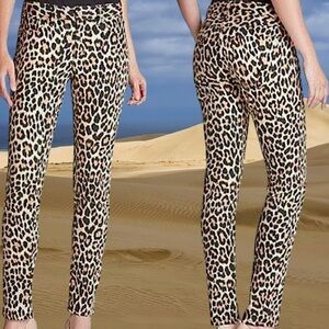 Kate Spade NY ‘Play Hooky’ Leopard Print Women's Skinny Pants Size 28